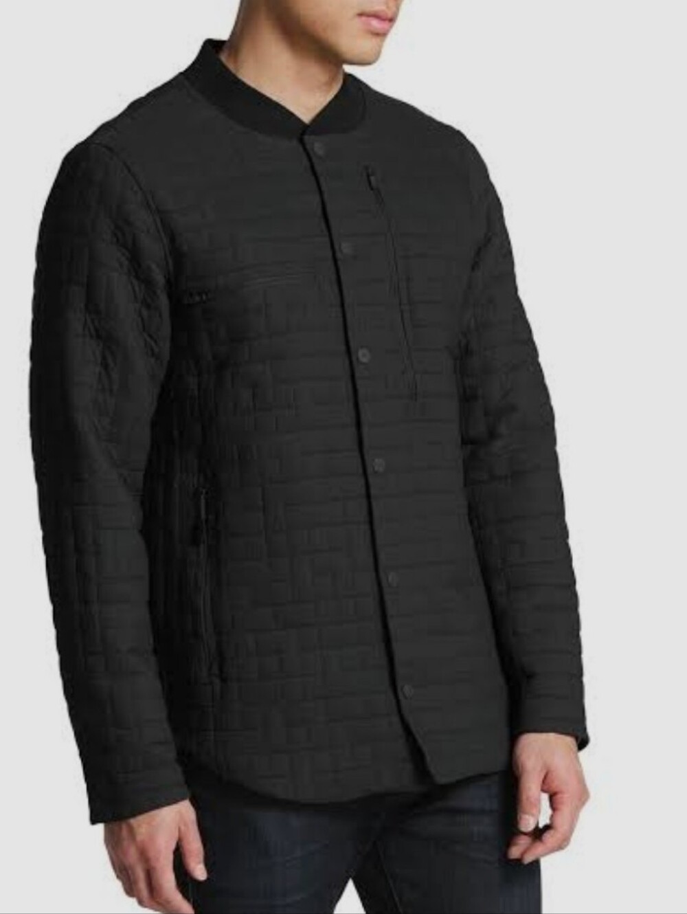The North Face Cryos Singlecell Shacket Quilted Shirt Jacket Men Black Size XXl